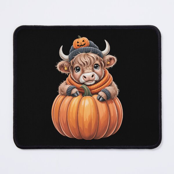 Item preview, Halloween Highland Cow Pumpkin Fall Cow Thanksgiving designed and sold by Sunset4Bones.
