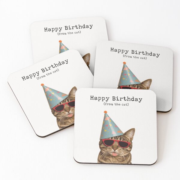 Item preview, Happy Birthday From The Cat designed and sold by UptownMax.