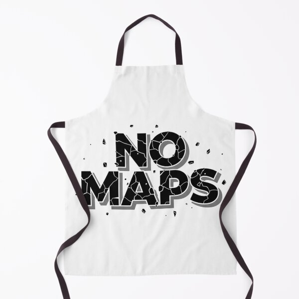 Item preview, No Maps: Explore Your Uncharted Path with this Bold Design designed and sold by Happyfreedom.
