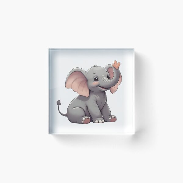 Item preview, Cute Kawaii Elephant. designed and sold by Erikacecilia20.