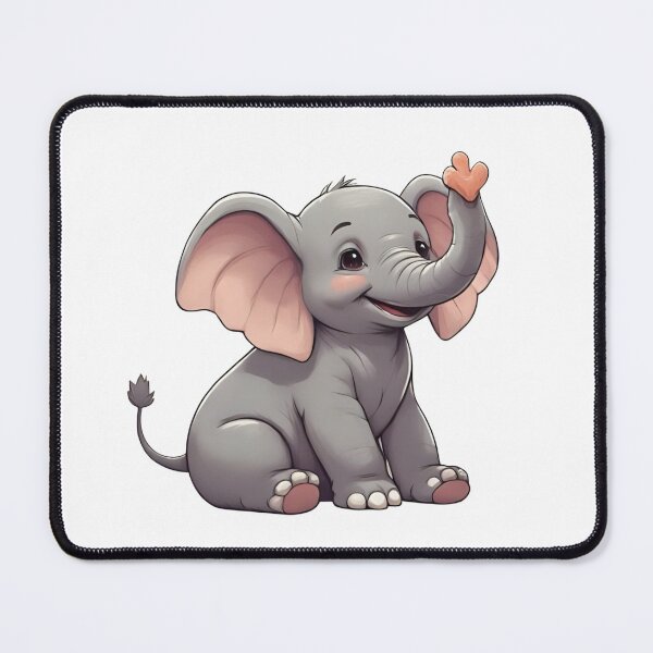 Item preview, Cute Kawaii Elephant. designed and sold by Erikacecilia20.