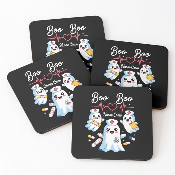 Item preview, Boo Crew Nurse Ghost Funny Halloween designed and sold by Sunset4Bones.