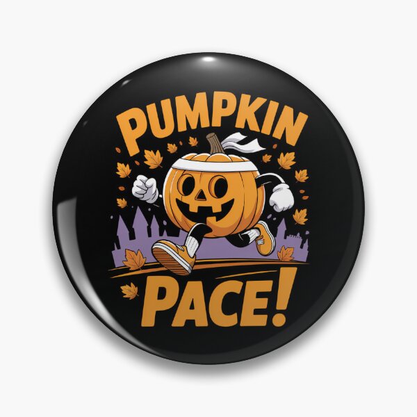 Item preview, Runner Halloween Pumpkin Running Marathon Team designed and sold by Sunset4Bones.