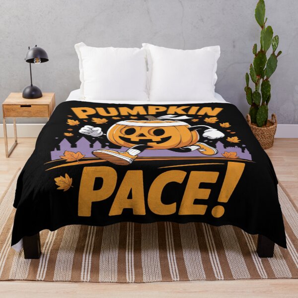 Item preview, Runner Halloween Pumpkin Running Marathon Team designed and sold by Sunset4Bones.