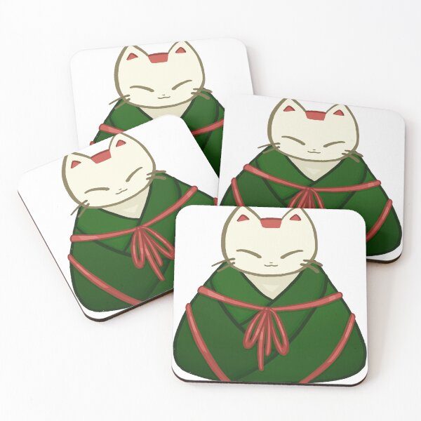 Item preview, Pudding the Cat as a Zongzi – Cute Kawaii Illustration designed and sold by Sleepy-Town.