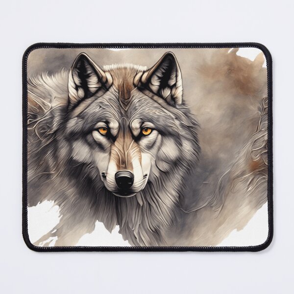 Item preview, Beautiful Grey Wolf Head designed and sold by Pawsomeprints59.