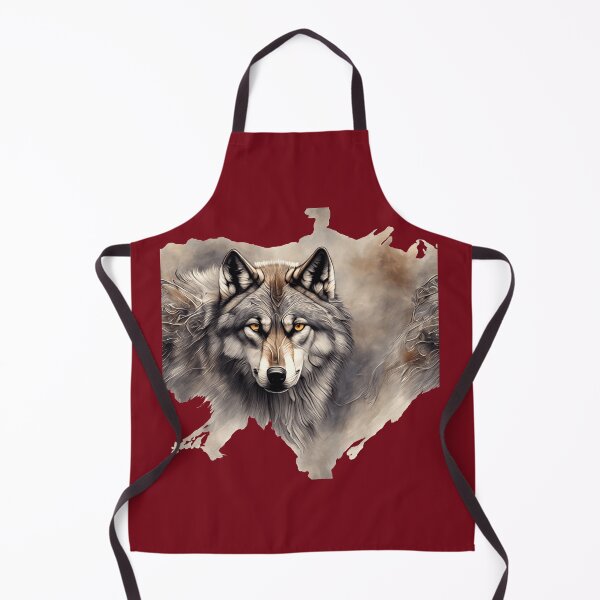 Item preview, Beautiful Grey Wolf Head designed and sold by Pawsomeprints59.