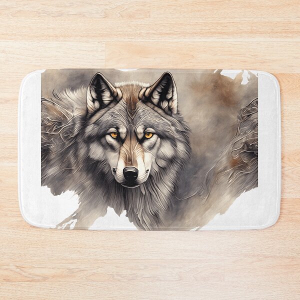 Item preview, Beautiful Grey Wolf Head designed and sold by Pawsomeprints59.