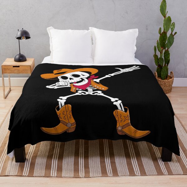 Item preview, Dabbing Skeleton Cowboy Halloween designed and sold by Sunset4Bones.