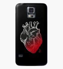 Black Heart Case/Skin for Samsung Galaxy