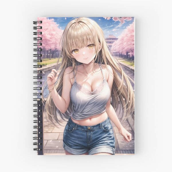 Item preview, Mahiru Shiina Cherry Blossom Stroll The Angel Next Door Anime Girl designed and sold by Raslbazola.