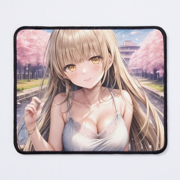 Item preview, Mahiru Shiina Cherry Blossom Stroll The Angel Next Door Anime Girl designed and sold by Raslbazola.