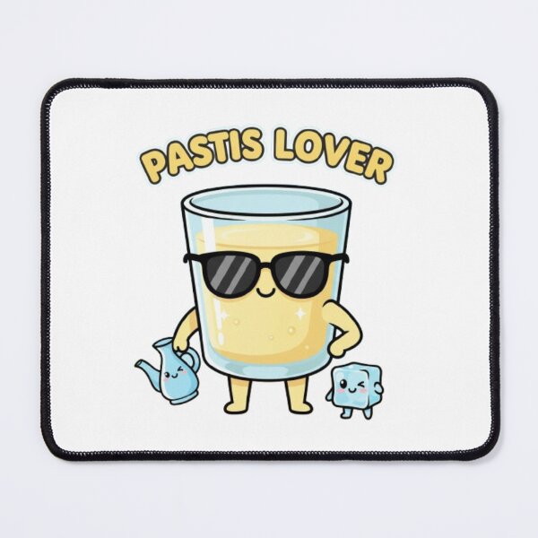 Item preview, Pastis Lover - Funny Cartoon Pastis Glass | Provençal Summer Gift designed and sold by Fusebore Attitude .