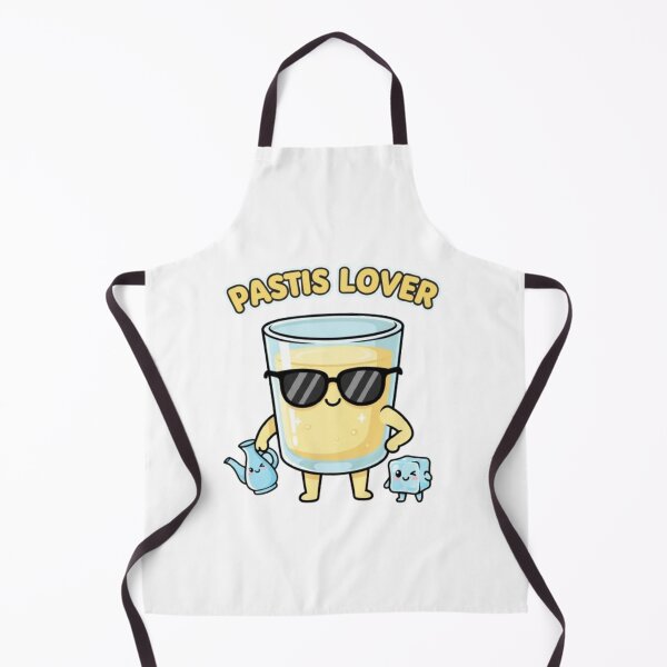 Item preview, Pastis Lover - Funny Cartoon Pastis Glass | Provençal Summer Gift designed and sold by Fusebore Attitude .