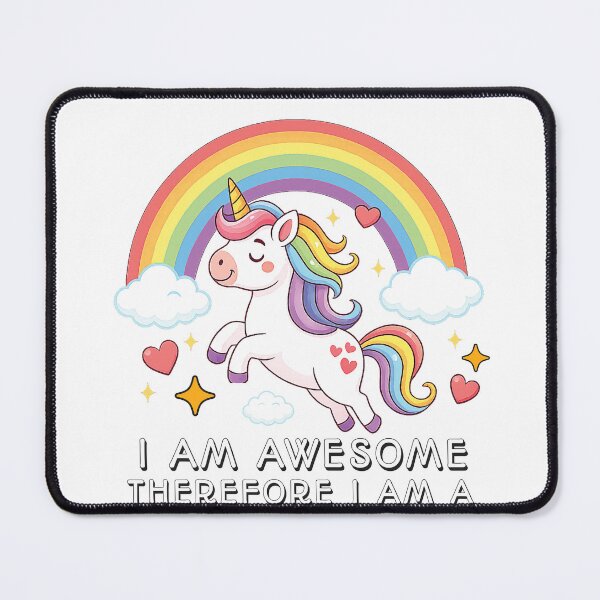 Item preview, Unicorns are Awesome I Am A Unicorn Rainbow Cute Funny Girls designed and sold by OleOleStore.