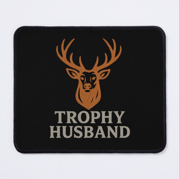 Item preview, Trophy Husband Elk Antler Logo Rustic Hunting Vintage Design designed and sold by ldjcustomdesign.