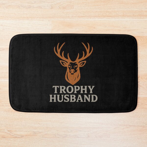 Item preview, Trophy Husband Elk Antler Logo Rustic Hunting Vintage Design designed and sold by ldjcustomdesign.