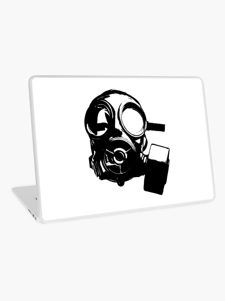 Permanent Forberedelse scramble Gas Mask" Laptop Skin for Sale by jaredfin | Redbubble