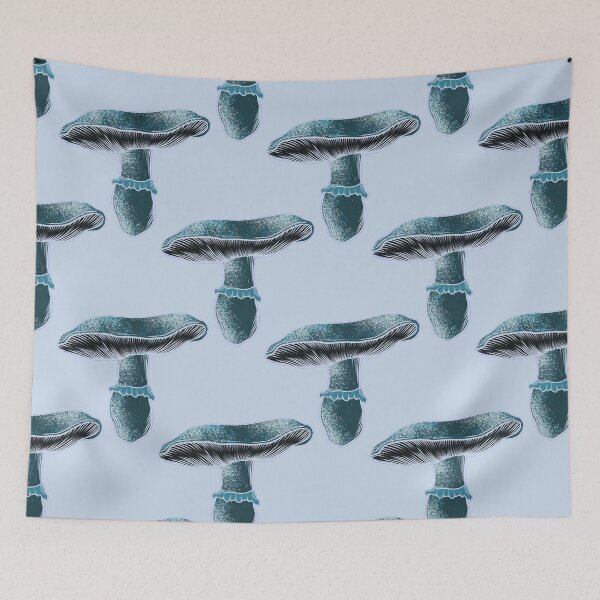 Item preview, Glittery Blue Mushroom designed and sold by Eleven11Studio.