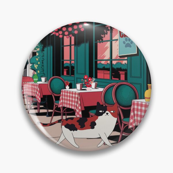 Item preview, Cat cafe French style designed and sold by BritishDelights.