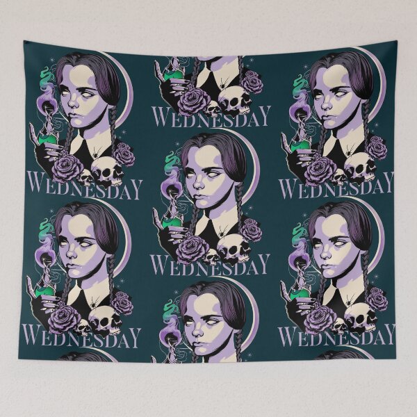 Item preview, Wednesday Addams  designed and sold by candyromerro.