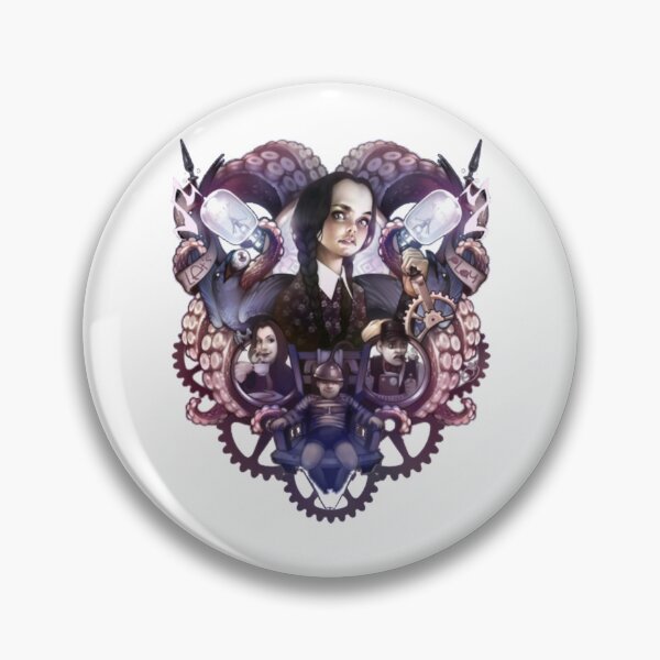 Item preview, Wednesday Addams  designed and sold by candyromerro.