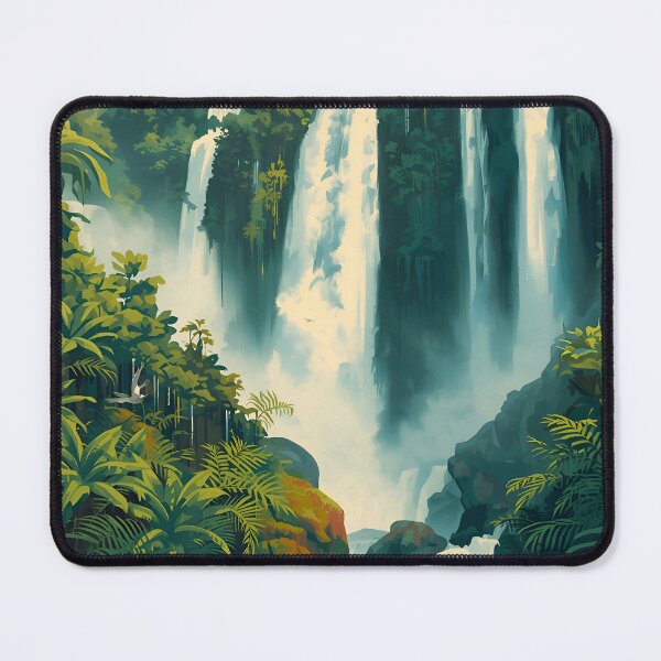 Item preview, Iguazu Falls Vintage Nature Poster designed and sold by Scorpio Tees.