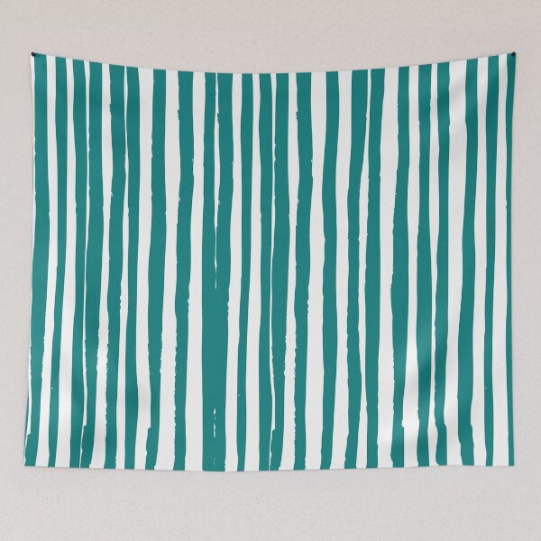 Item preview, Teal stripes pattern designed and sold by dk80.