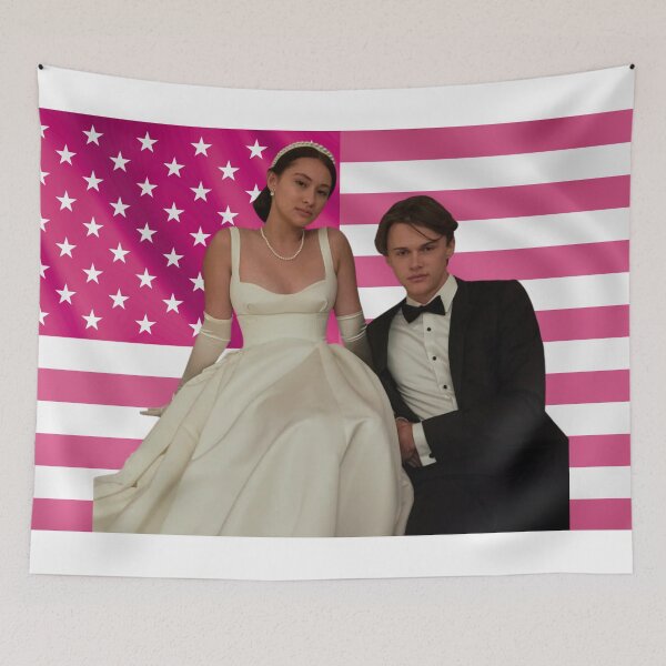 Item preview, Belly and Conrad Pink Flag designed and sold by lavndershrtdays.