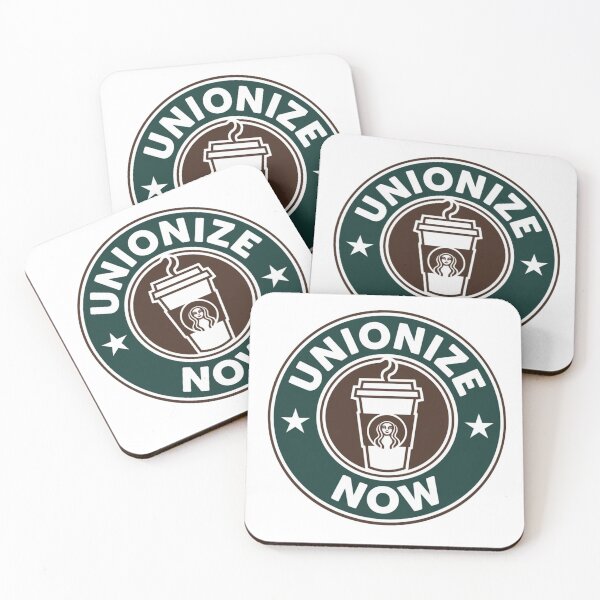 Item preview, Starbucks Unionize Now Design - Pro Worker Pro Union Parody designed and sold by Art by KAS .