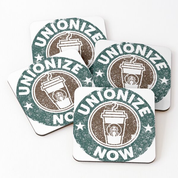 Item preview, Starbucks Unionize Now Design - Pro Worker Pro Union Parody Distressed  designed and sold by Art by KAS .