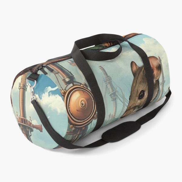 Item preview, Steampunk Cyborg Mouse – Mechanical Rodent in a Field Backdrop designed and sold by WildPawPrint.