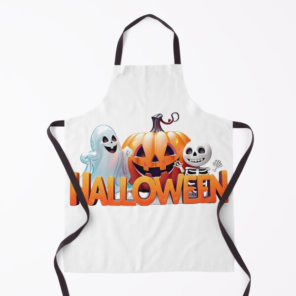 Item preview, Child dressed as ghost with skeleton costume standing outside Halloween night decoration with pumpkins designed and sold by PWDigitalArt.