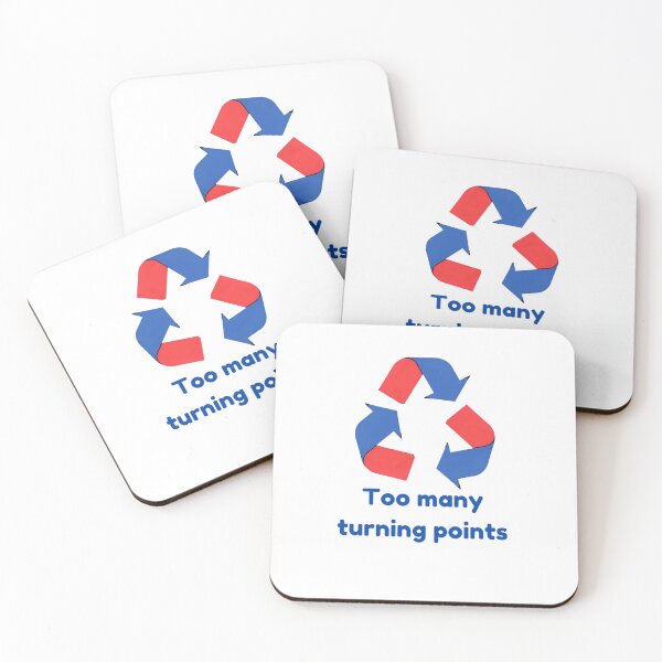 Item preview, Too Many Turning Points - tpusa funny meme  designed and sold by By-soso.