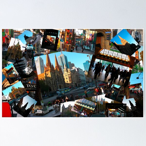 Item preview, Melbourne City Collage Photography 2009 designed and sold by zenjiinspired.