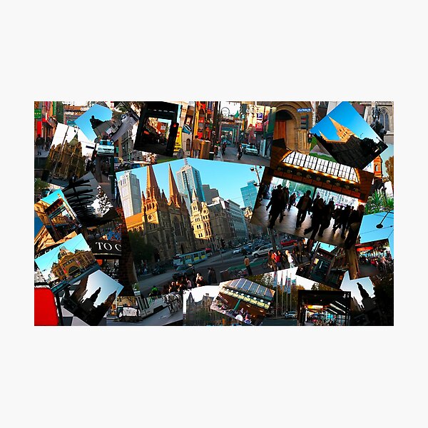 Item preview, Melbourne City Collage Photography 2009 designed and sold by zenjiinspired.