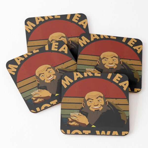 Item preview, The Last Airbender Avatar Uncle Iroh Make Tea Not War designed and sold by JACKCOLLIcNS.
