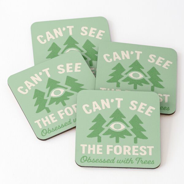 Item preview, Can’t See the Forest – Obsessed with Trees designed and sold by Choppy Designs.