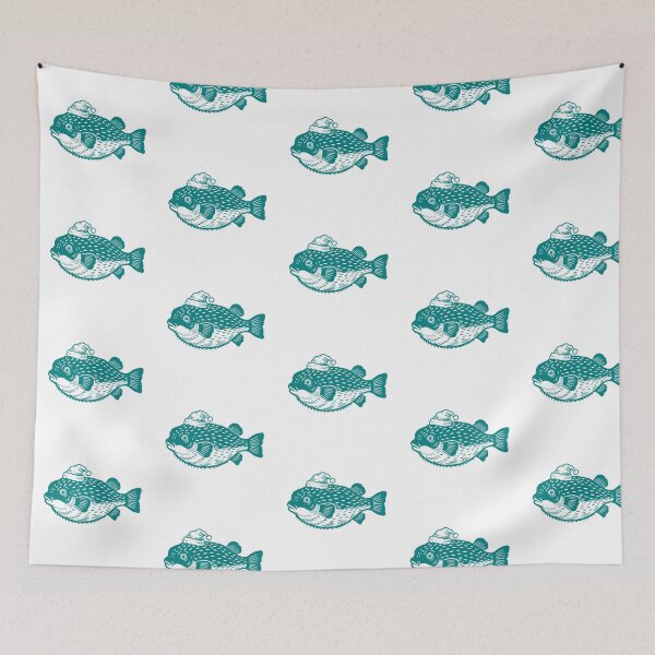 Item preview, Festive Pufferfish Fun designed and sold by JollyCritters.