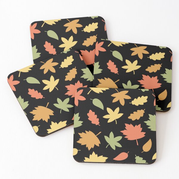 Item preview, Autumn Leaves Pattern iPhone Case - Vibrant Fall Design with Warm Colors on Black Background designed and sold by FestivityFinds.