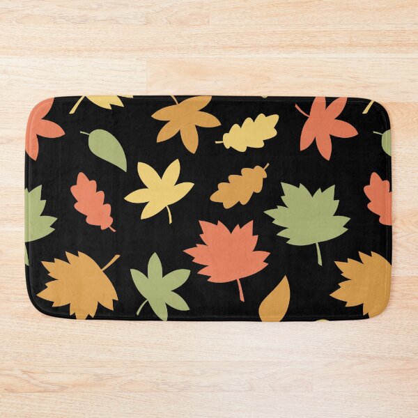 Item preview, Autumn Leaves Pattern iPhone Case - Vibrant Fall Design with Warm Colors on Black Background designed and sold by FestivityFinds.