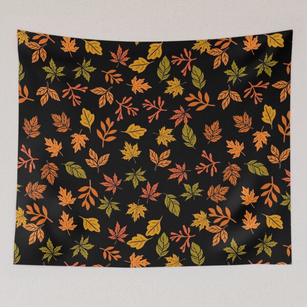 Item preview, Autumn Leaves Pattern Mugs - Cozy Fall Design with Vibrant Orange, Yellow, and Green Leaves designed and sold by FestivityFinds.