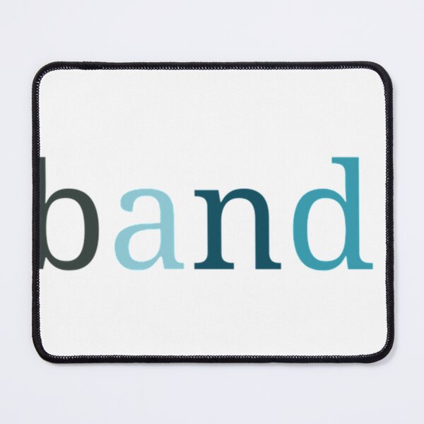 Item preview, Band Blue Monochrome Title designed and sold by Lonnierist.
