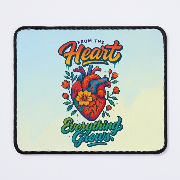 Item preview, From the Heart Everything Grows | Floral Anatomy designed and sold by Xpression876.
