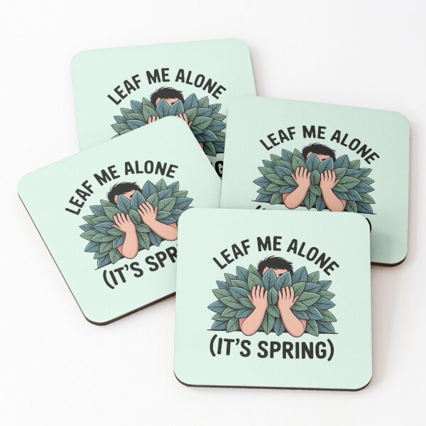 Item preview, Leaf Me Alone (It’s Spring) – Playful Botanical Design designed and sold by Jollys-ArtShop.
