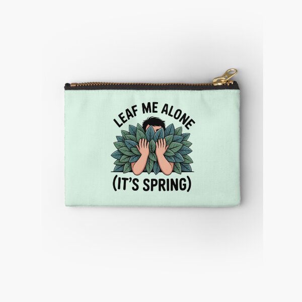 Item preview, Leaf Me Alone (It’s Spring) – Playful Botanical Design designed and sold by Jollys-ArtShop.
