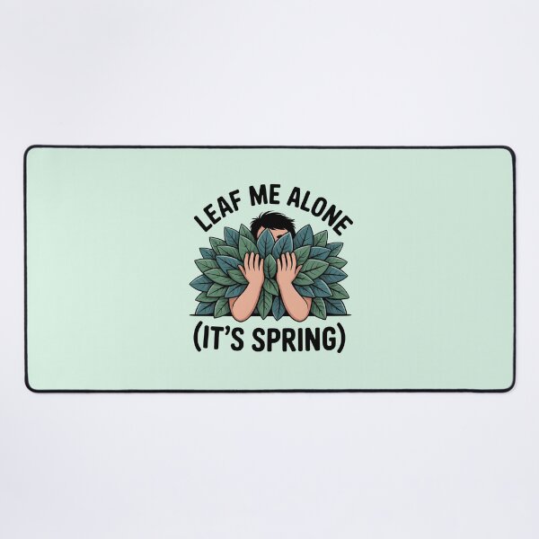 Item preview, Leaf Me Alone (It’s Spring) – Playful Botanical Design designed and sold by Jollys-ArtShop.