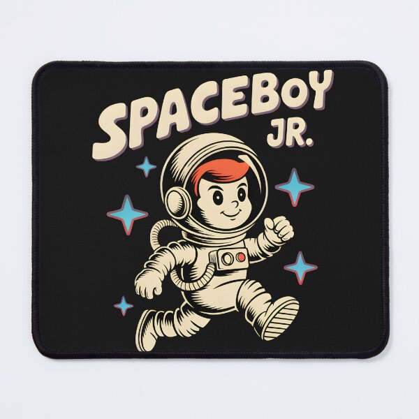 Item preview, Retro Astronaut Cartoon SpaceBoy Jr designed and sold by Mellow Vibes.