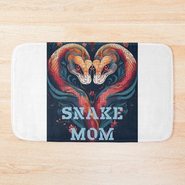 Item preview, Snake Mom Heart Design – Colorful Snake Lovers Tattoo-Style Art for Reptile Moms designed and sold by DavidMay.