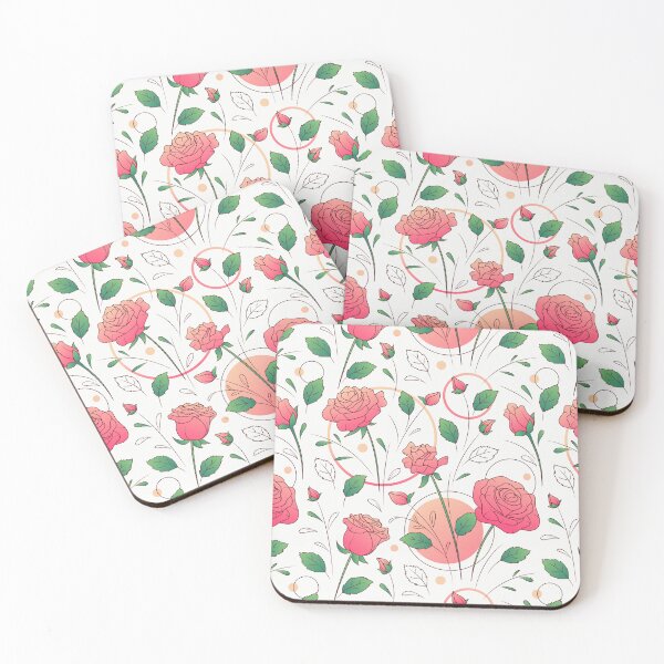 Item preview, Romantic Rose Pattern designed and sold by ColorloomArt.